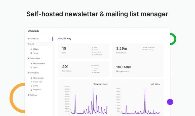 Listmonk — self-hosted campaign dashboard