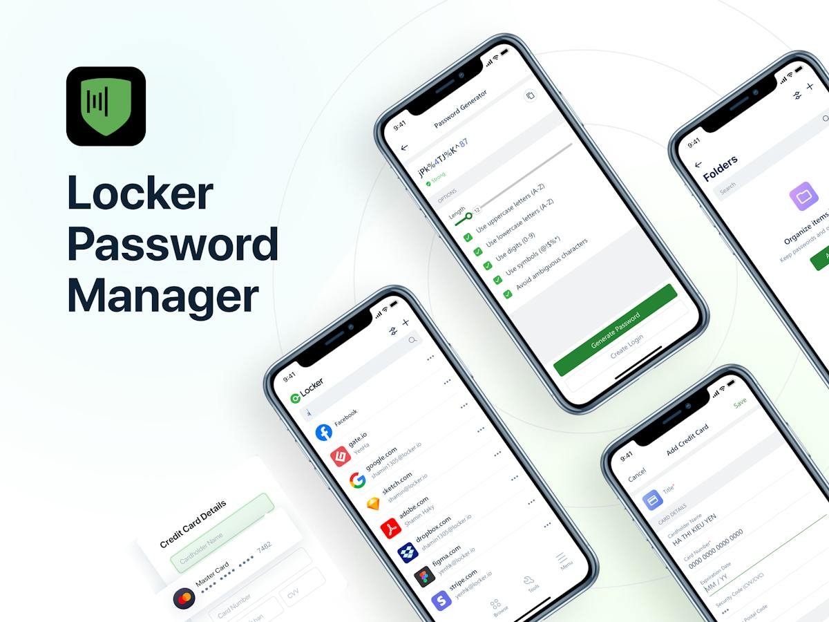 Locker — password vault view
