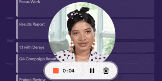 Loom — screen recording and video sharing view