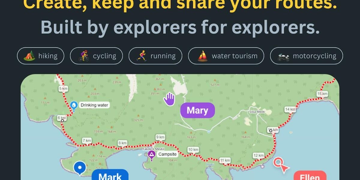 MapMagic — collaborative route planning with elevation profile