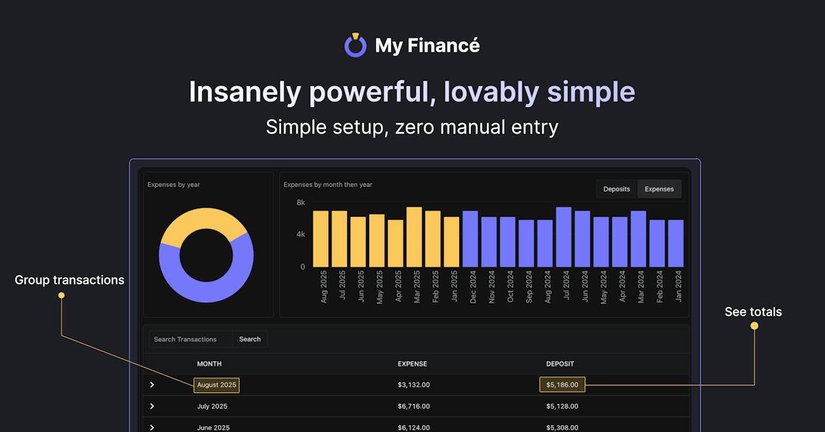 My Financé — personal finance overview