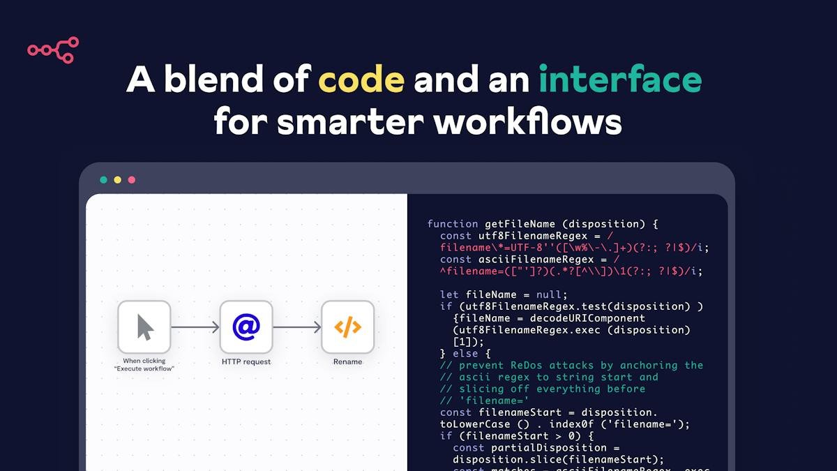 n8n — visual workflow automation canvas