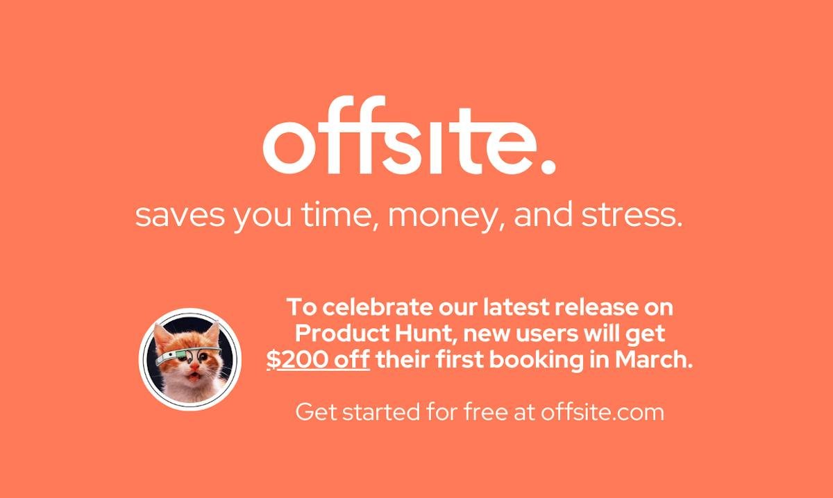 Offsite — retreat venue marketplace view