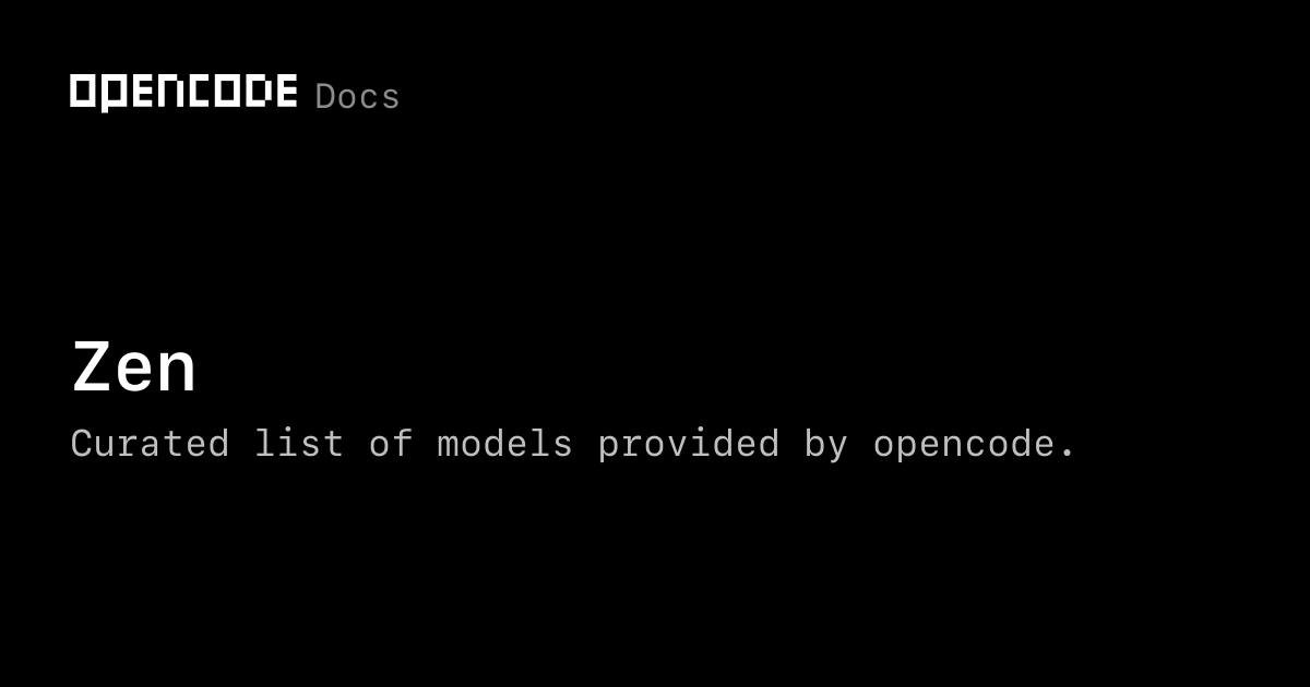 opencode — terminal AI agent session
