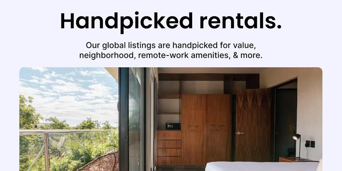 Orca — curated monthly rental listings for remote workers