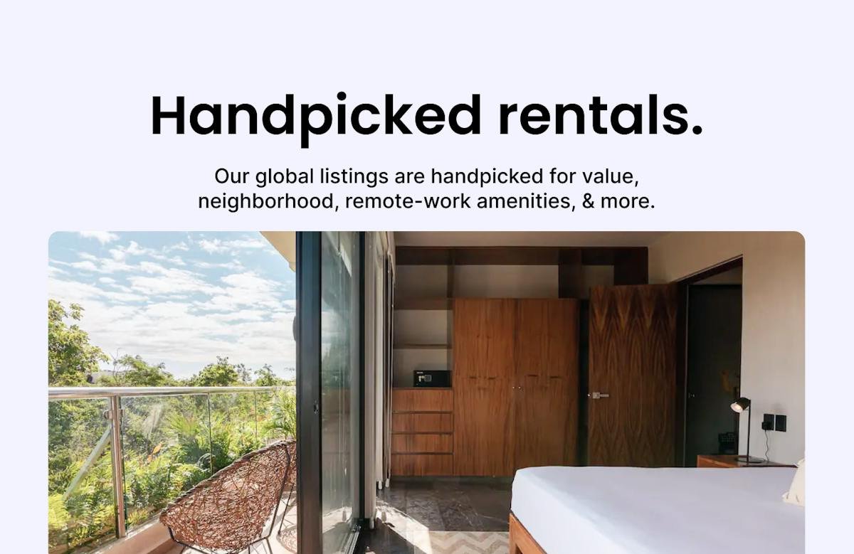 Orca — curated monthly rental listings for remote workers