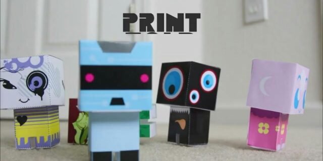 Paper Critters — printable paper toy characters