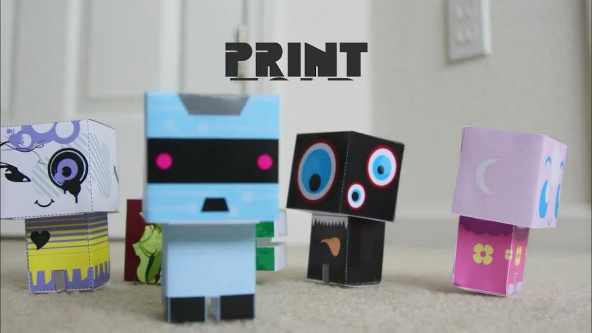 Paper Critters — printable paper toy characters
