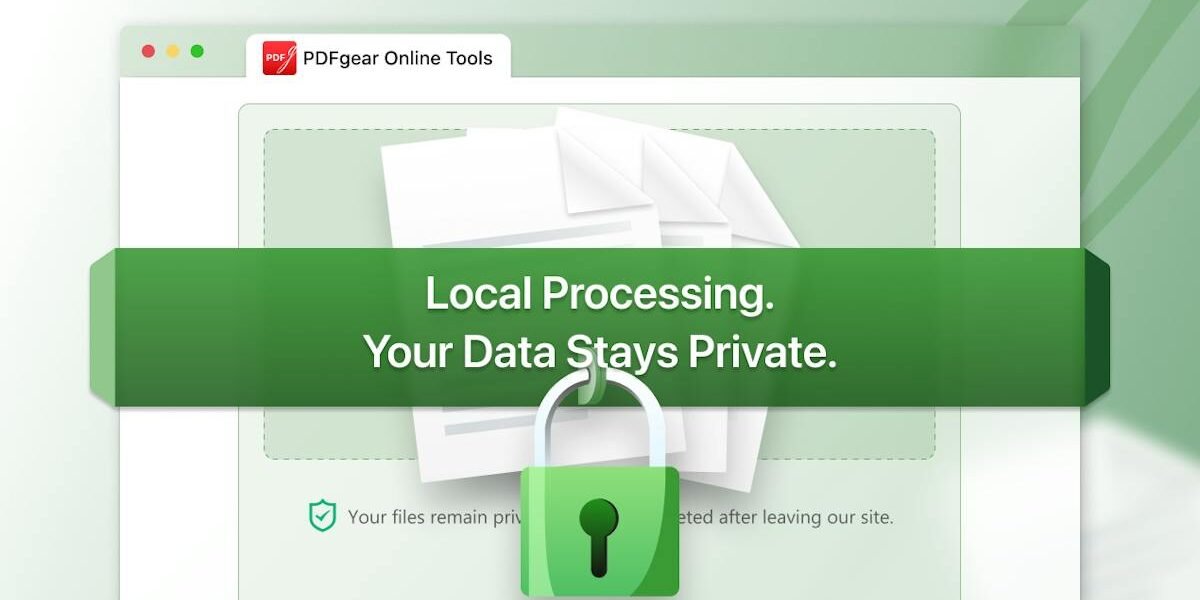 PDFgear — free PDF editing and conversion view