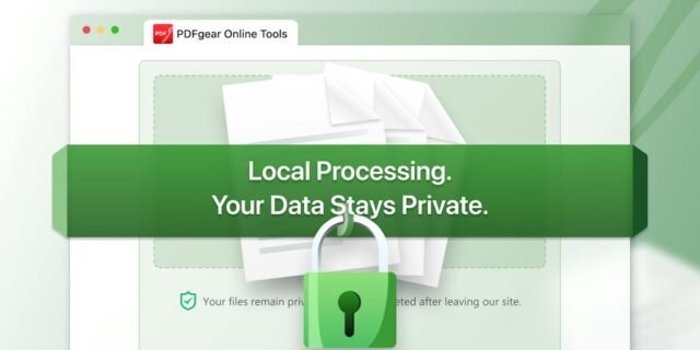 PDFgear — free PDF editing and conversion view