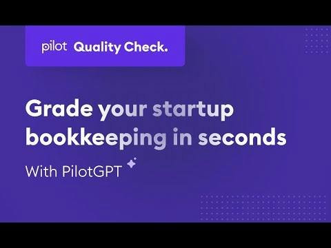 Pilot — bookkeeping and finance dashboard