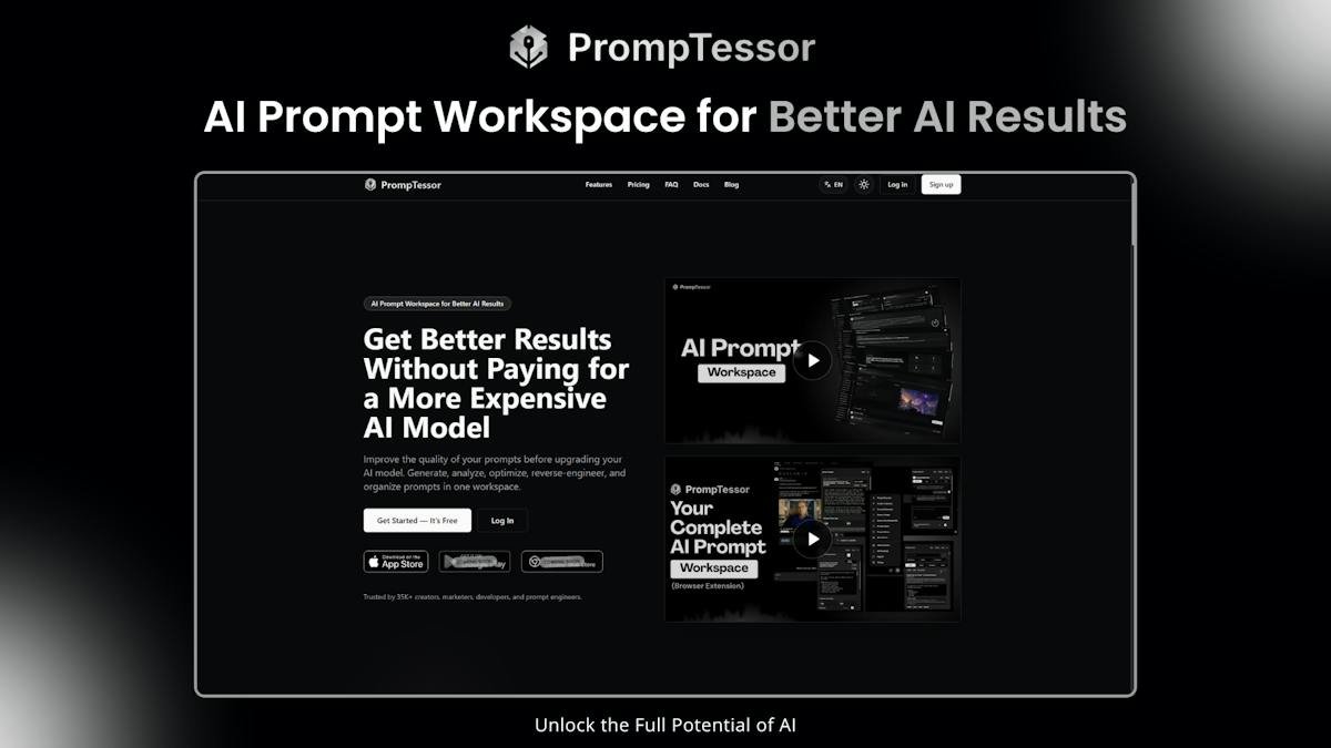 PrompTessor — prompt generator and optimizer workspace