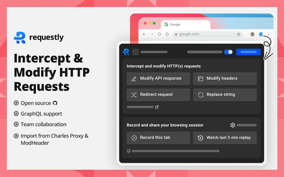 Requestly — HTTP request interception rules