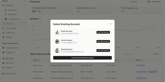 Revscale — outbound agent pipeline view