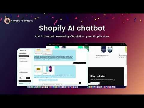 Shopify AI chatbot — AI chat widget on a storefront