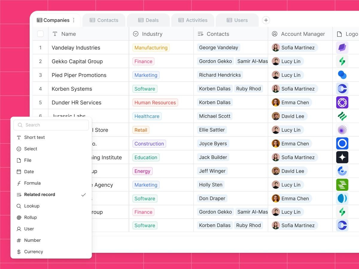 Softr — no-code business app builder interface