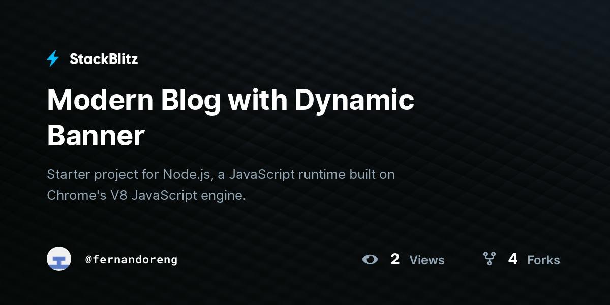 StackBlitz — browser-based fullstack IDE