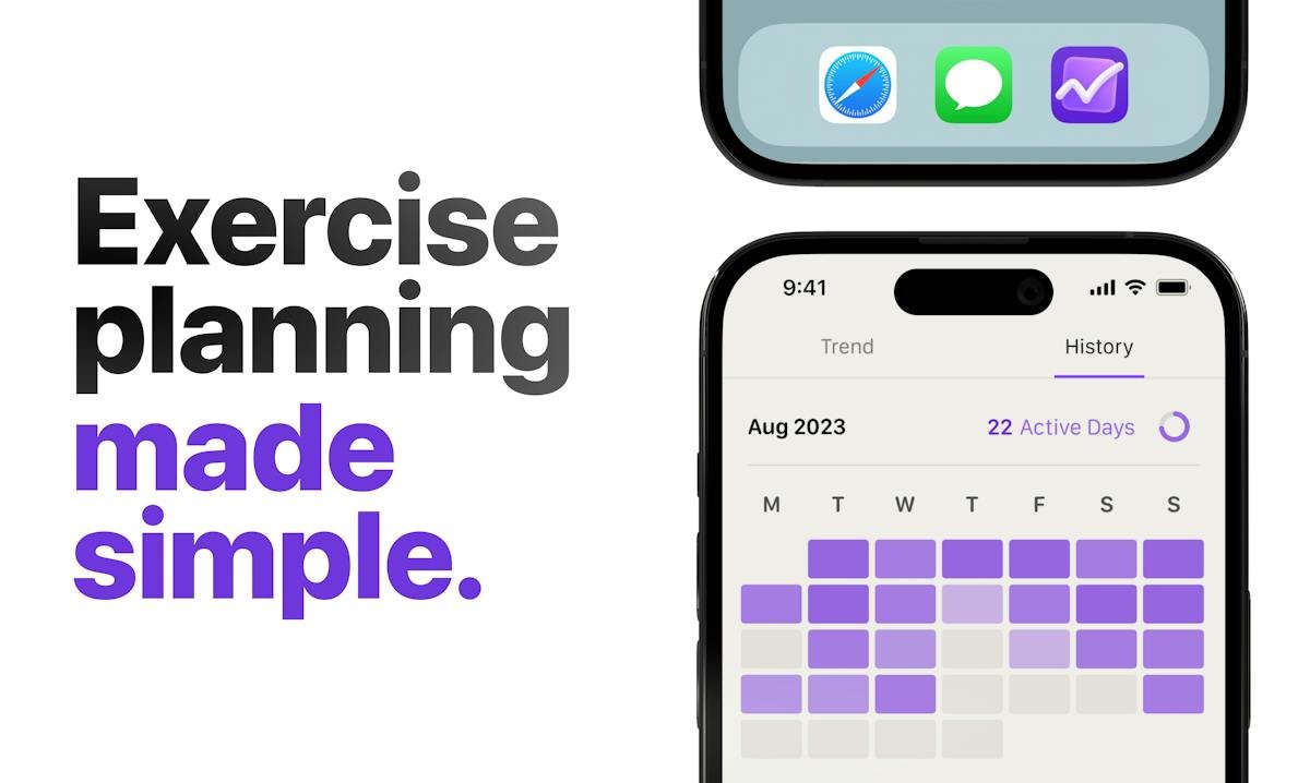 Steddy — exercise routine view