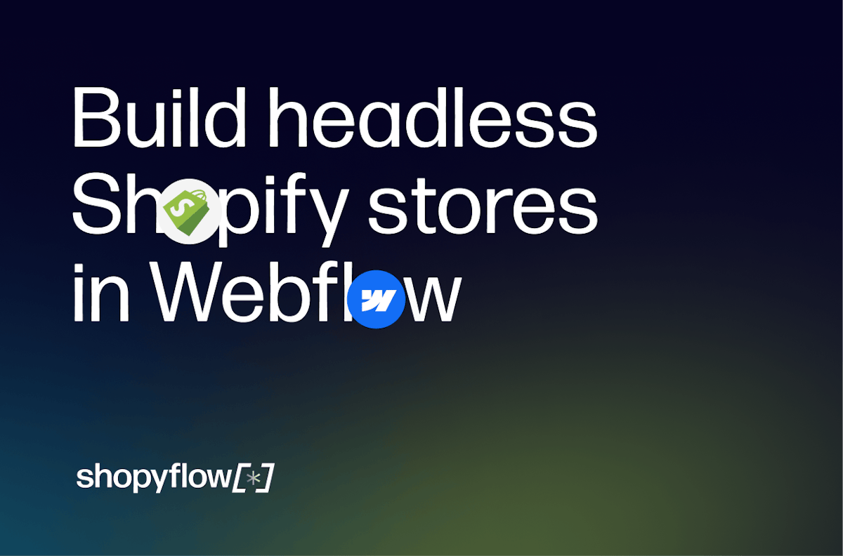 Storesynk — headless Shopify store built in Webflow