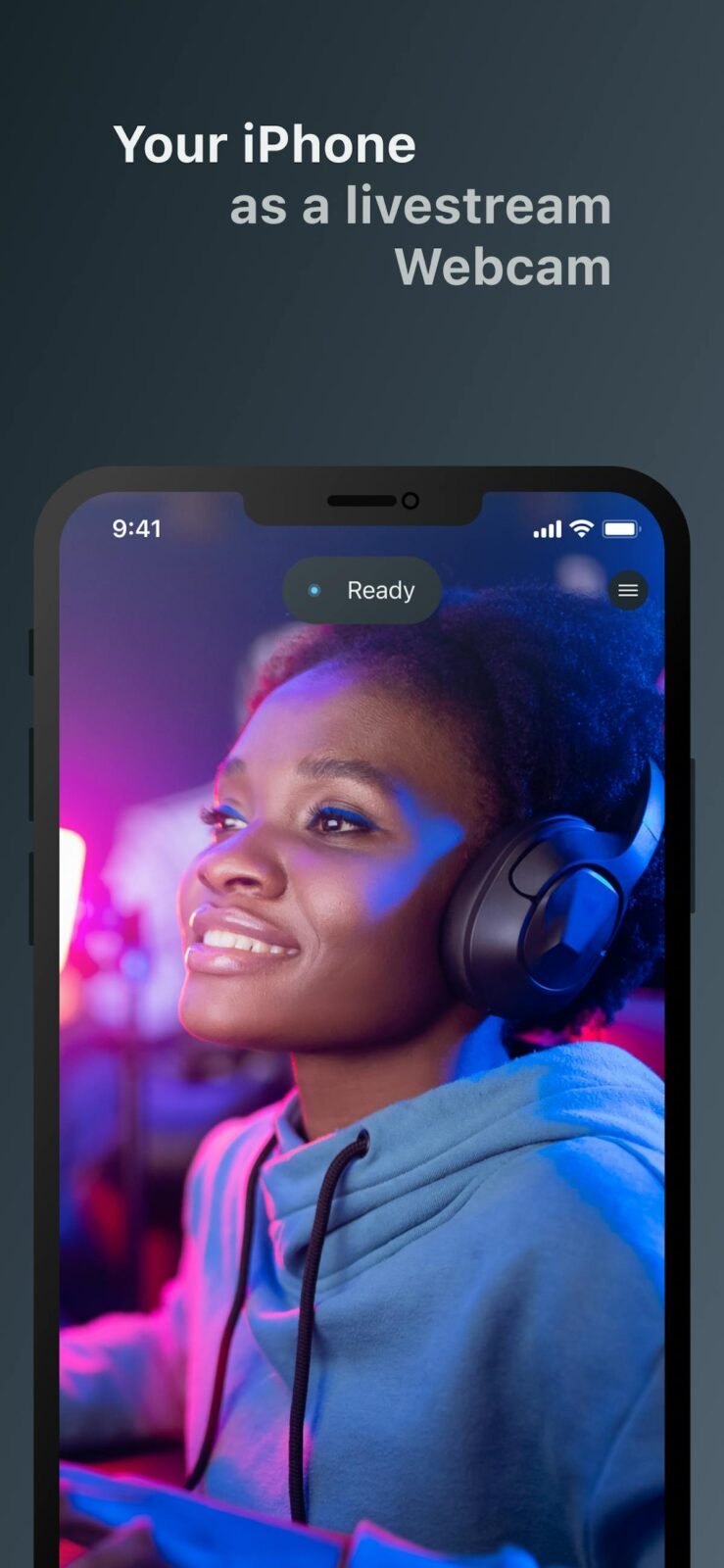 StreamCam — iPhone as a webcam for OBS and Twitch Studio