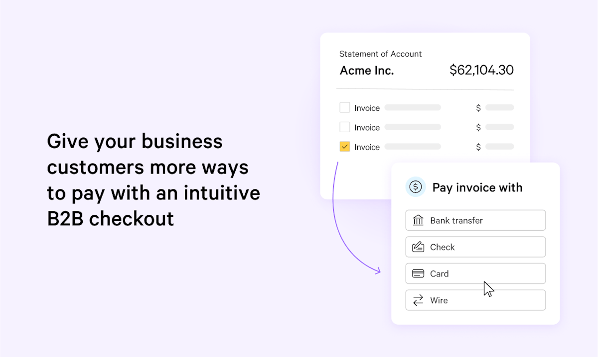 Streamlined — automated B2B invoicing dashboard