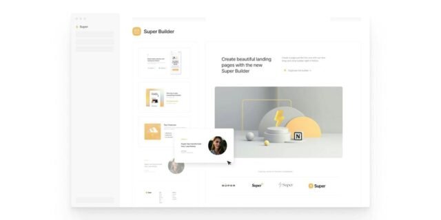 Super — Notion page turned into a custom website
