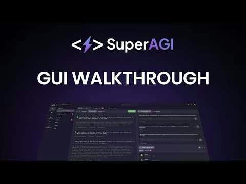 SuperAGI Cloud — autonomous agent dashboard