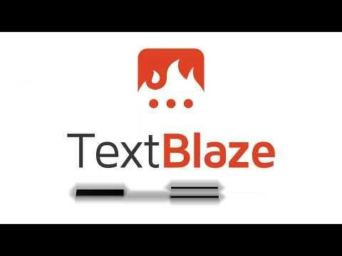 Text Blaze — snippet editor and template library