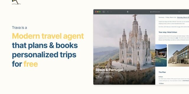 Trava — curated personalized trip itinerary