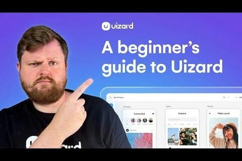 Uizard — wireframe built with the drag-and-drop editor