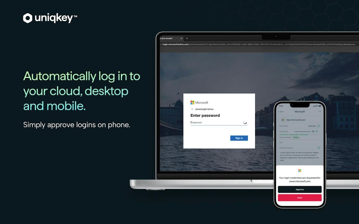 Uniqkey — access management dashboard