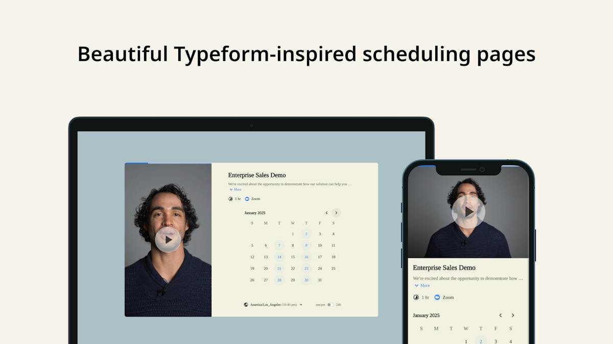zcal — branded scheduling page view