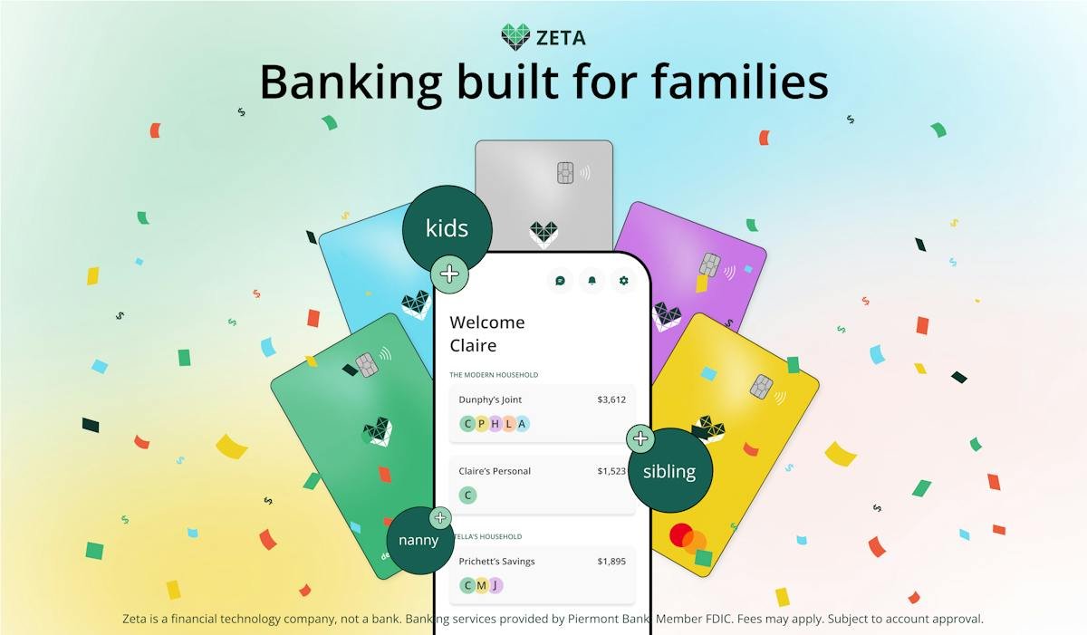 Zeta — shared family banking app