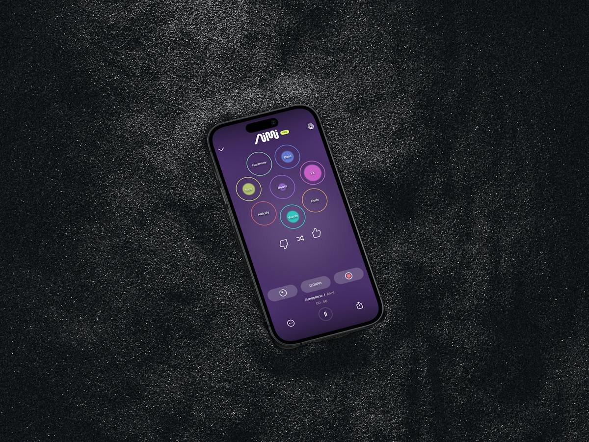 Aimi — browser-based AI music studio