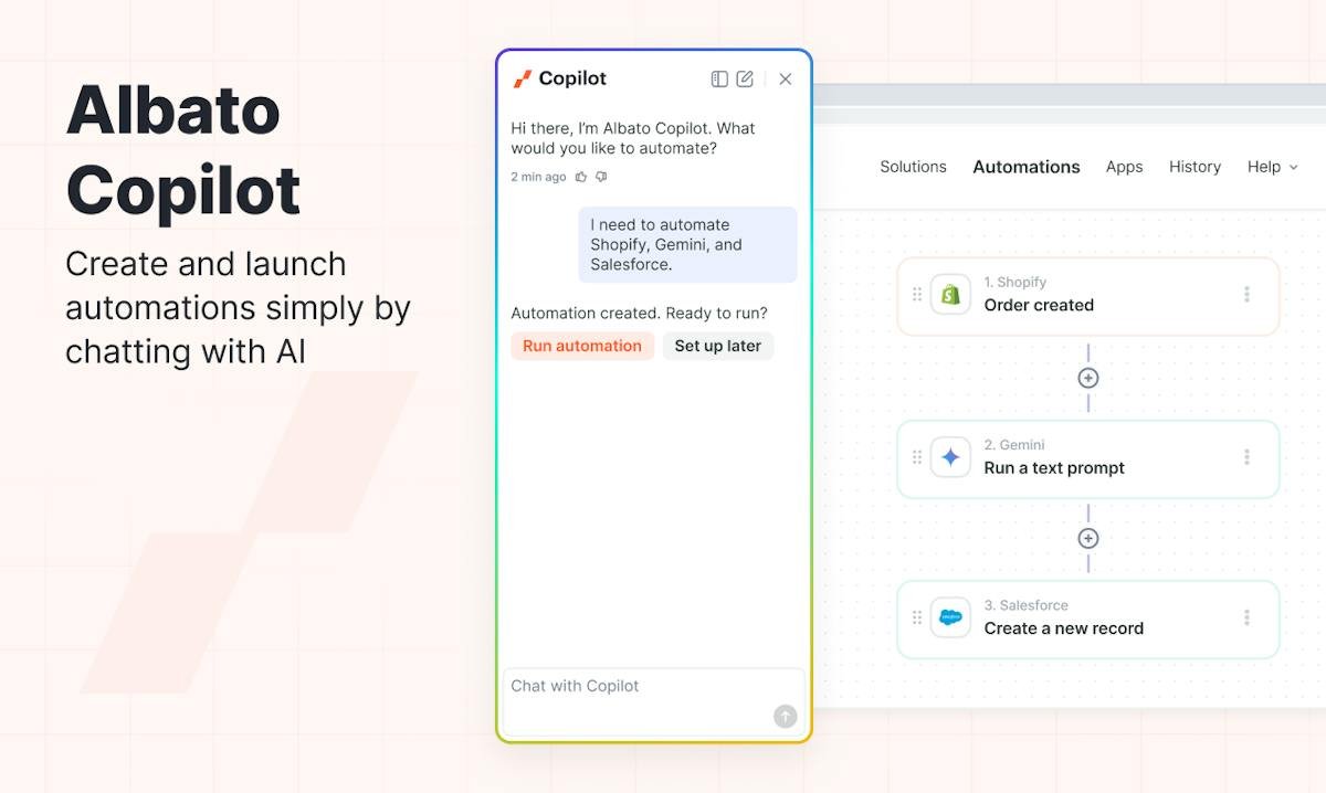 Albato — visual automation workflow builder