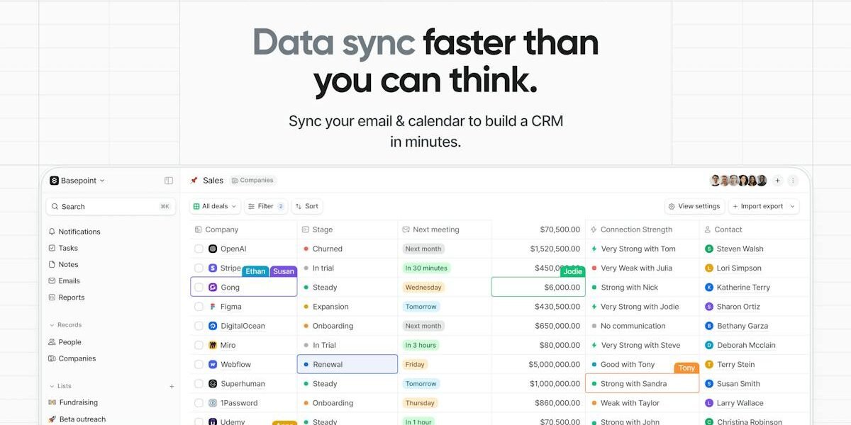Attio — customizable CRM record view