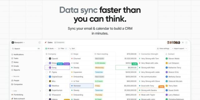 Attio — customizable CRM record view