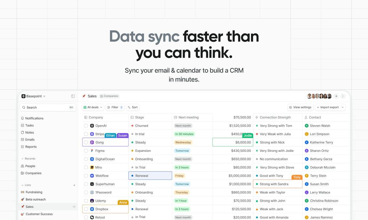 Attio — customizable CRM record view