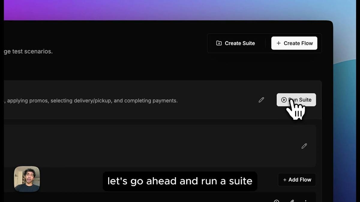 Autosana — AI-generated end-to-end test suite