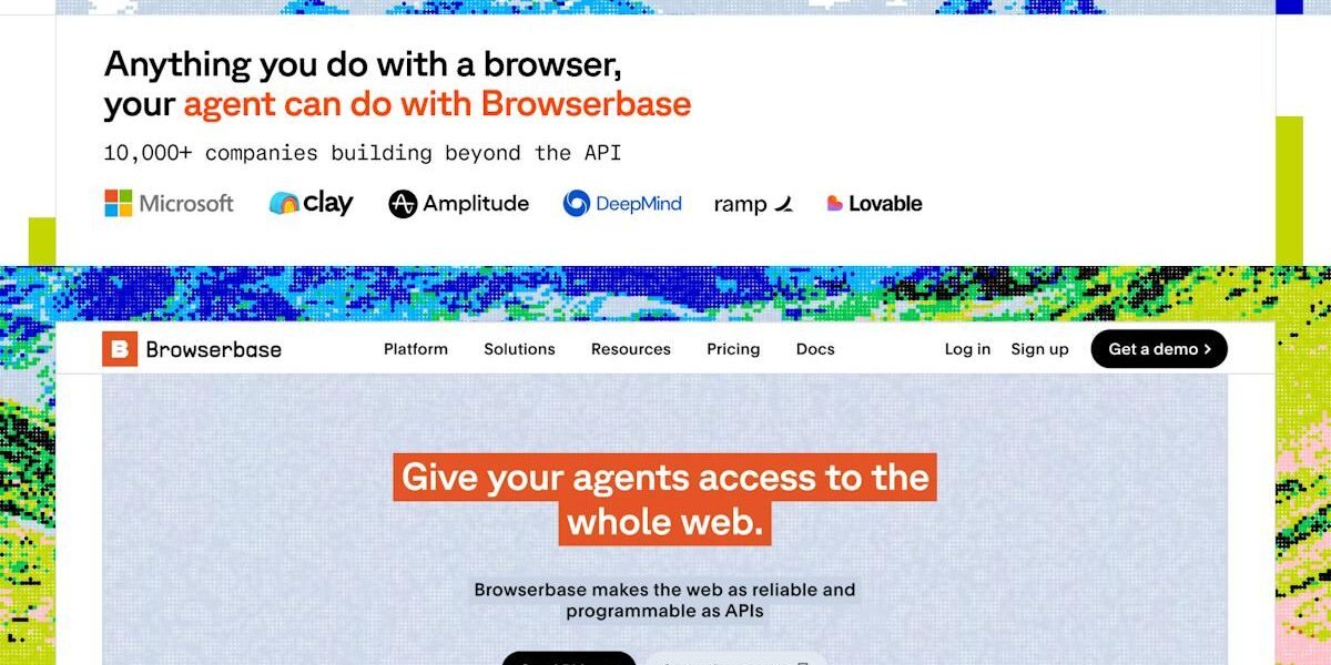 Browserbase — remote browser session dashboard