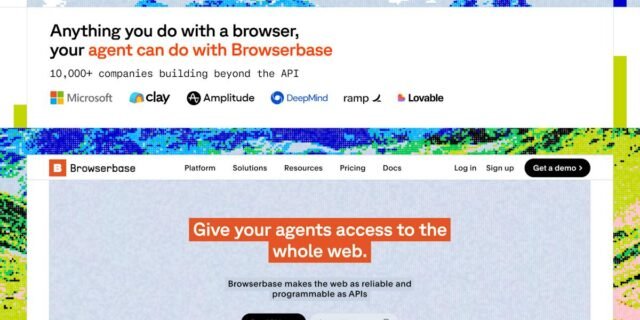 Browserbase — remote browser session dashboard
