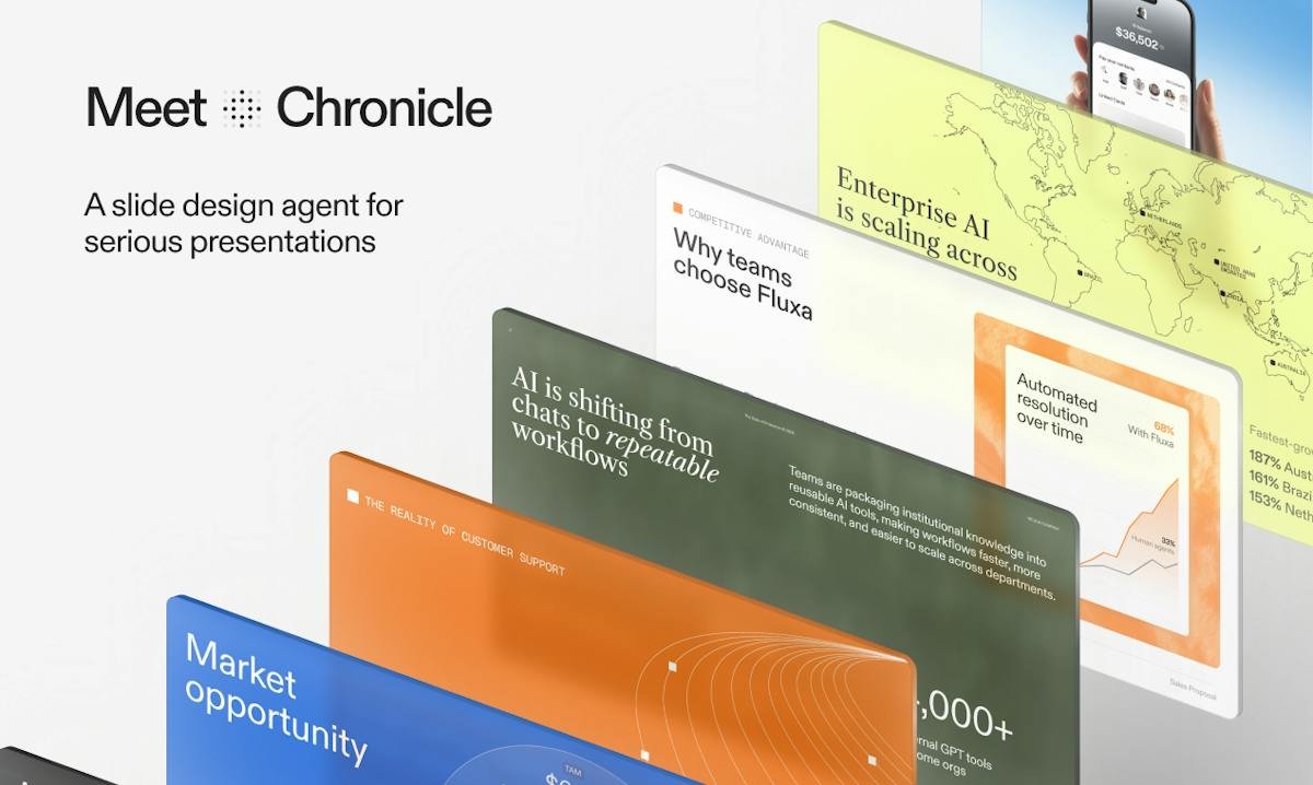 Chronicle — AI-generated slide deck editor