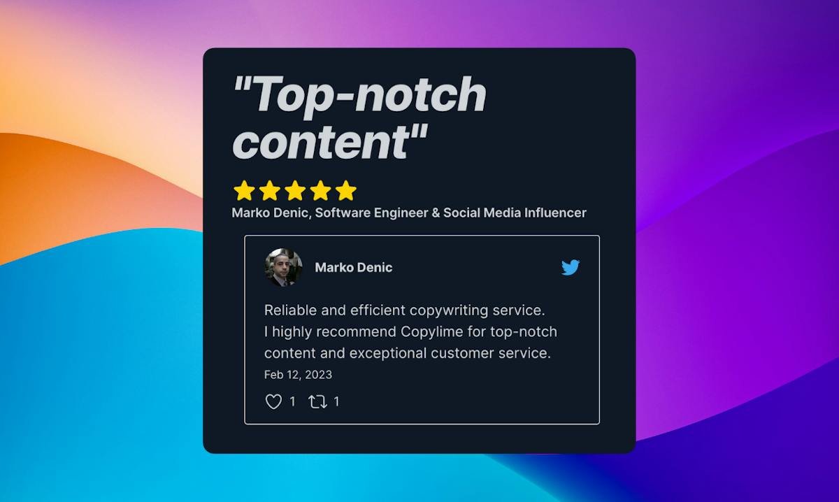 Copylime — AI article generator interface