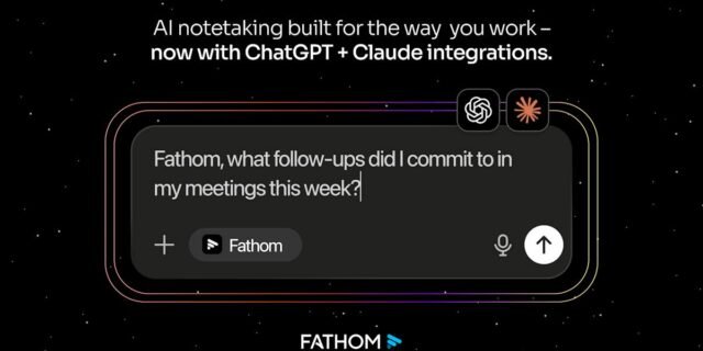 Fathom — meeting summary and action items view
