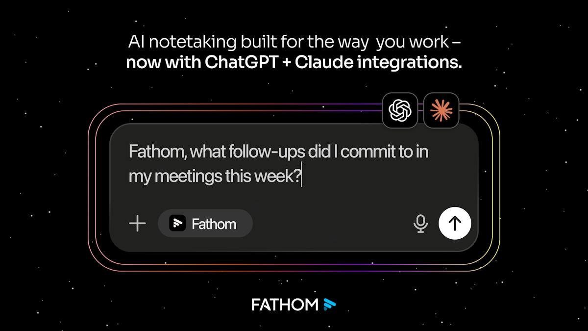Fathom — meeting summary and action items view