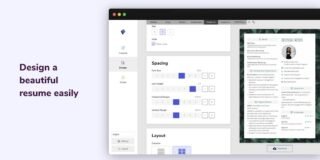 FlowCV — online resume builder templates view