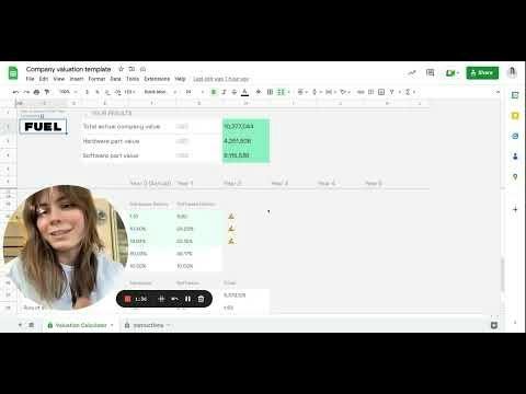 Fuelfinance — financial reporting dashboard in spreadsheet