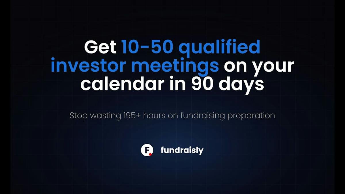 Fundraisly — investor meeting pipeline dashboard