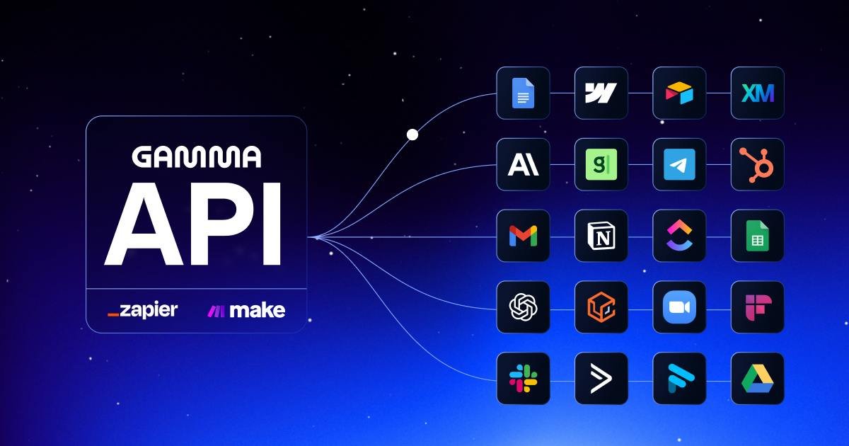 Gamma — AI-generated presentation deck view