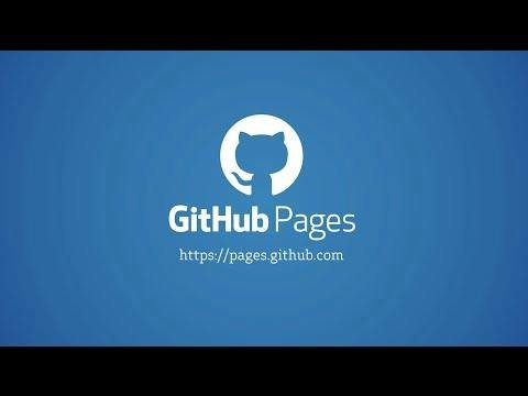Github Pages — repository-hosted website